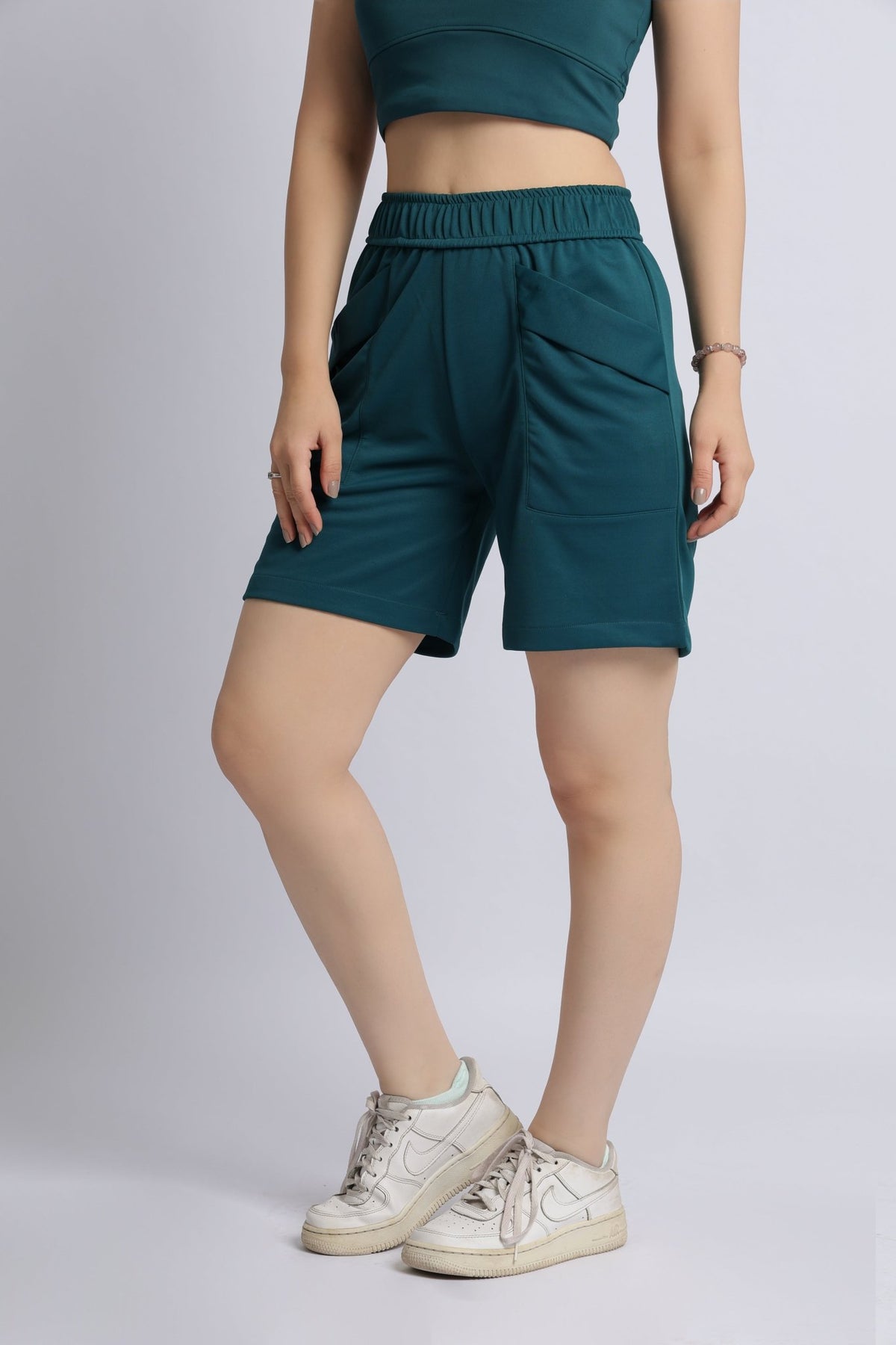 Teal active relax shorts -Active relax shorts