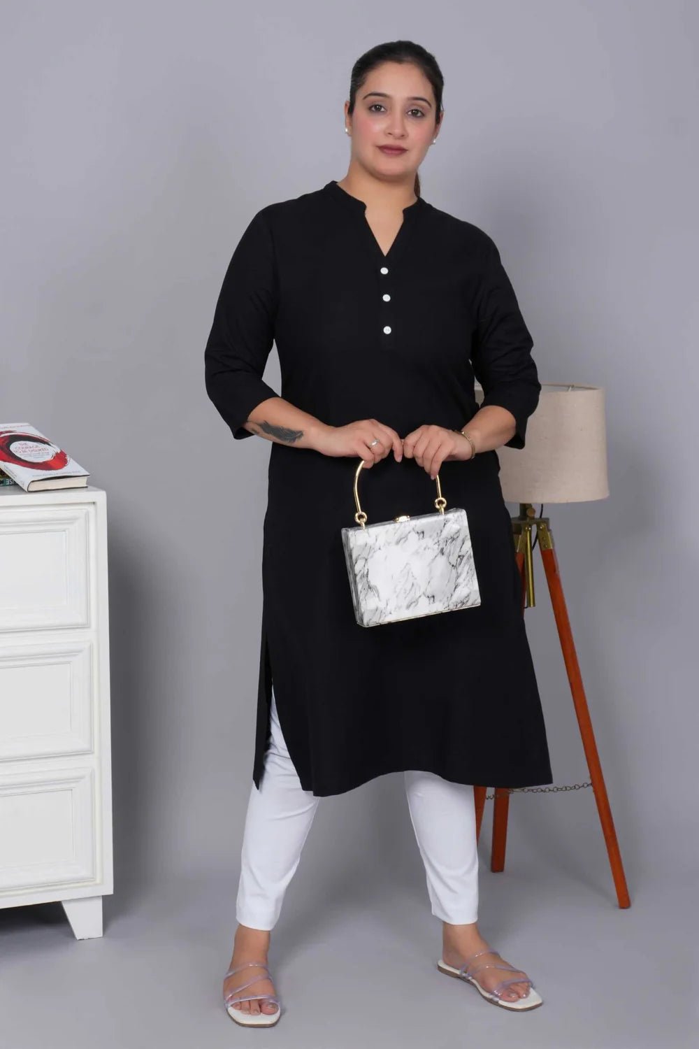 The Sarto Long Kurta - Medium