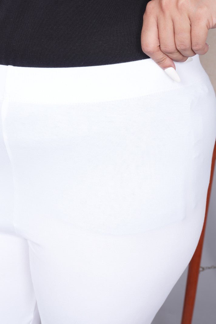 White cotton legging - Cotton leggings