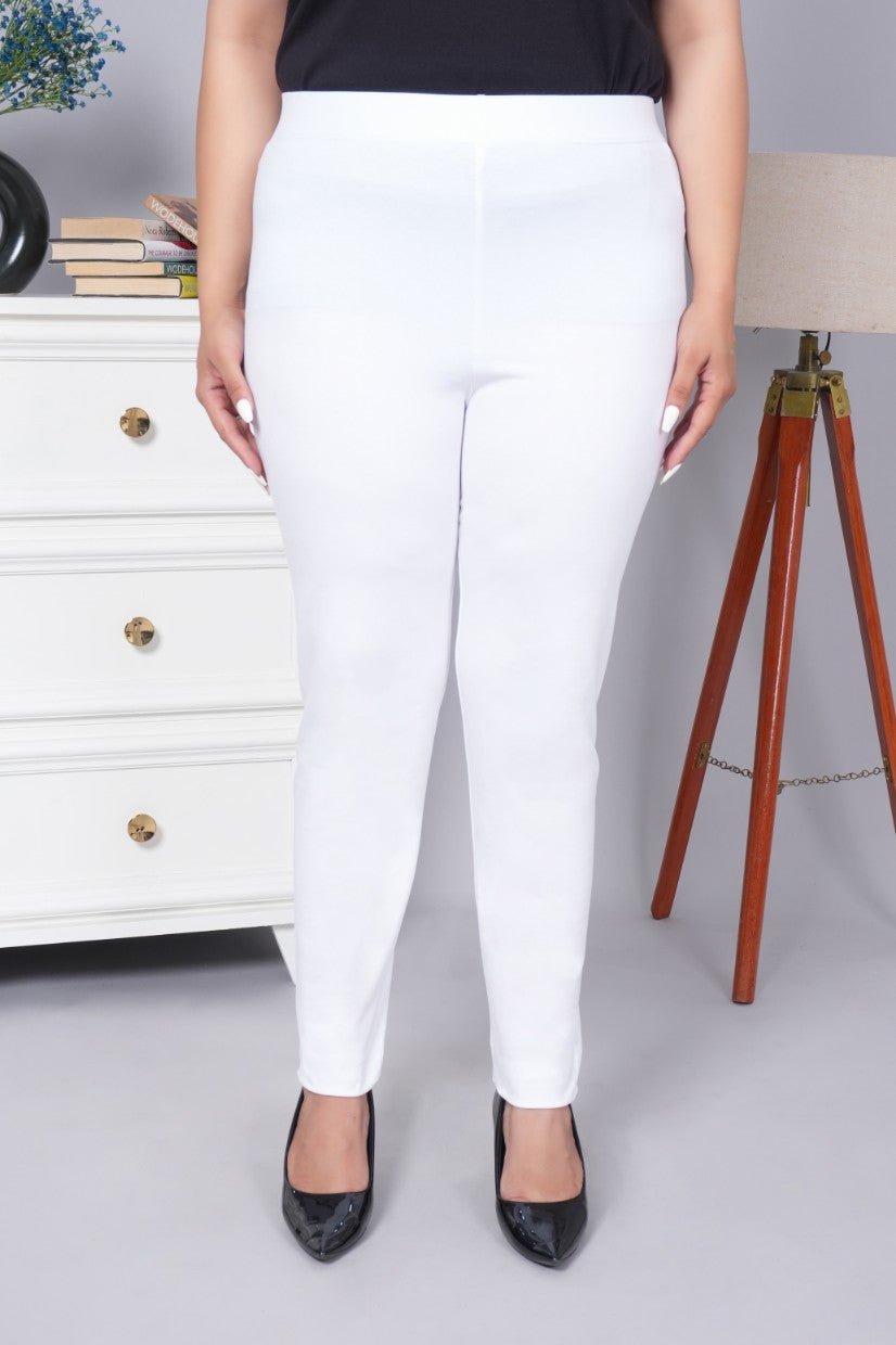 White cotton legging - Cotton leggings