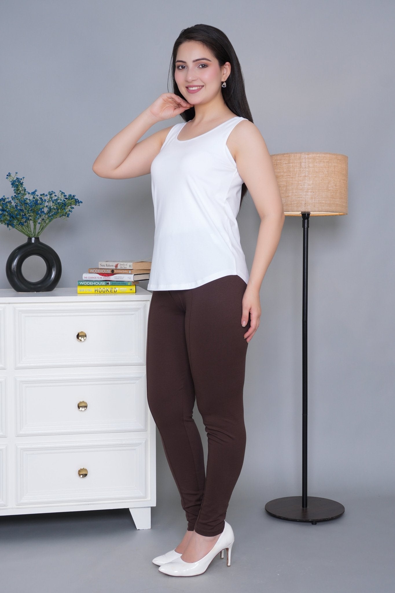 White Cotton vest [100% Cotton spandex] - Cotton vest