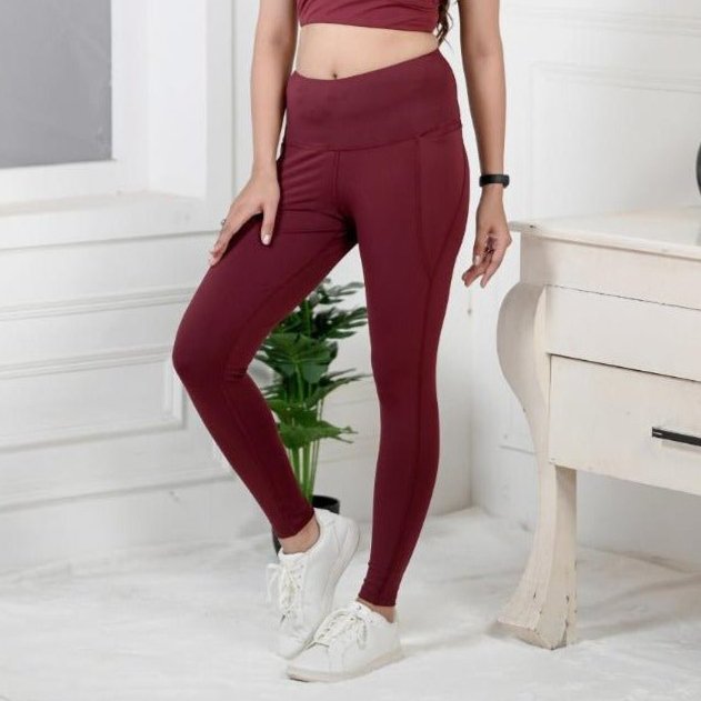 Wine Active Tight - Active tight pants