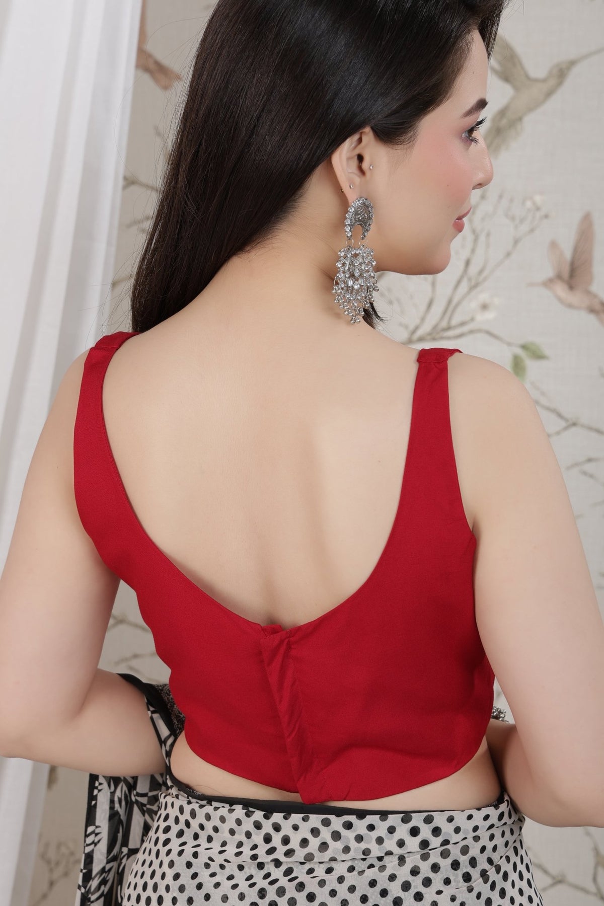 Wine rayon blouse [ Premium 100% Rayon, Liva Certified ] -Rayon blouse