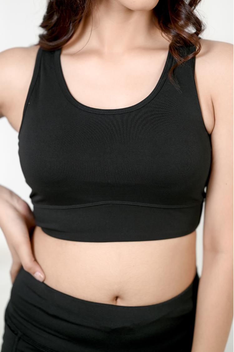 Black Active Bra -Active bra