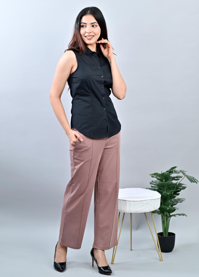 Ladies Black Office Wear Pants | Black Formal Pants Women Work - Office  Wear Pants - Aliexpress