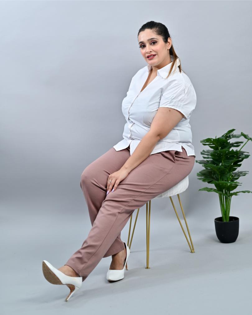 Cairo plus size cigarette pencil pants