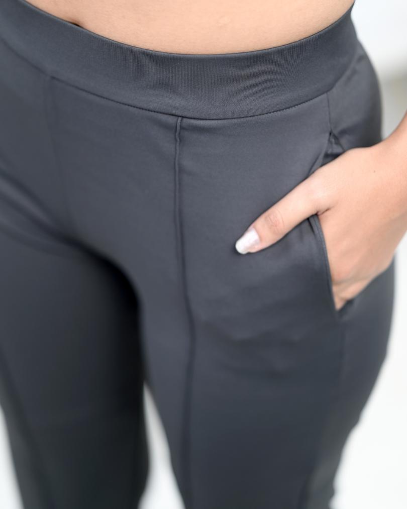IUGA Supcream Buttery-soft Maternity Legging With Pockets-Charcoal