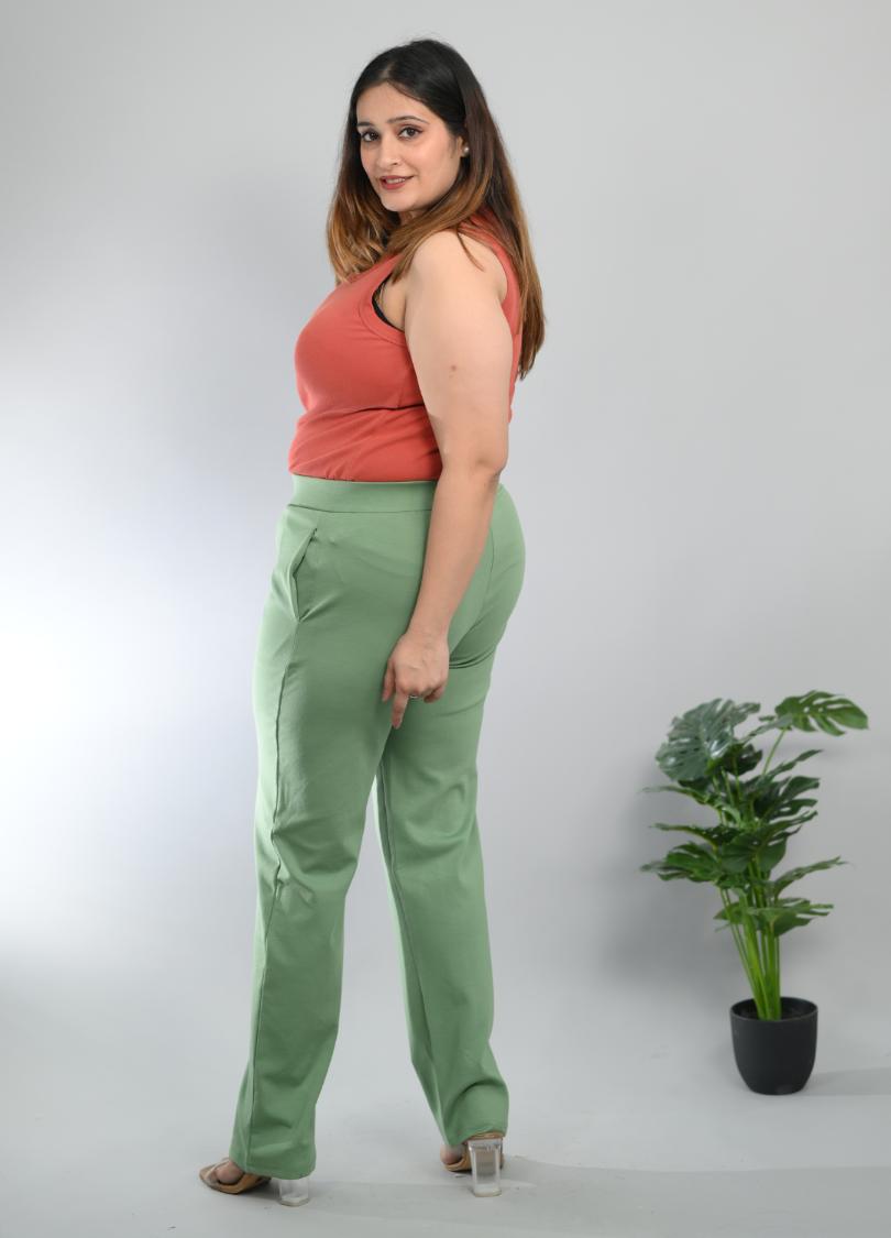 London forest plus size cigarette pencil pants