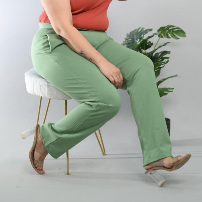London forest plus size cigarette pencil pants