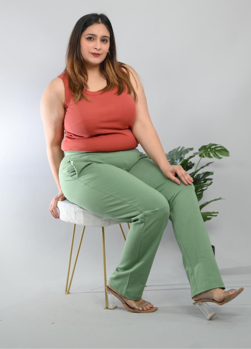 London forest plus size cigarette pencil pants