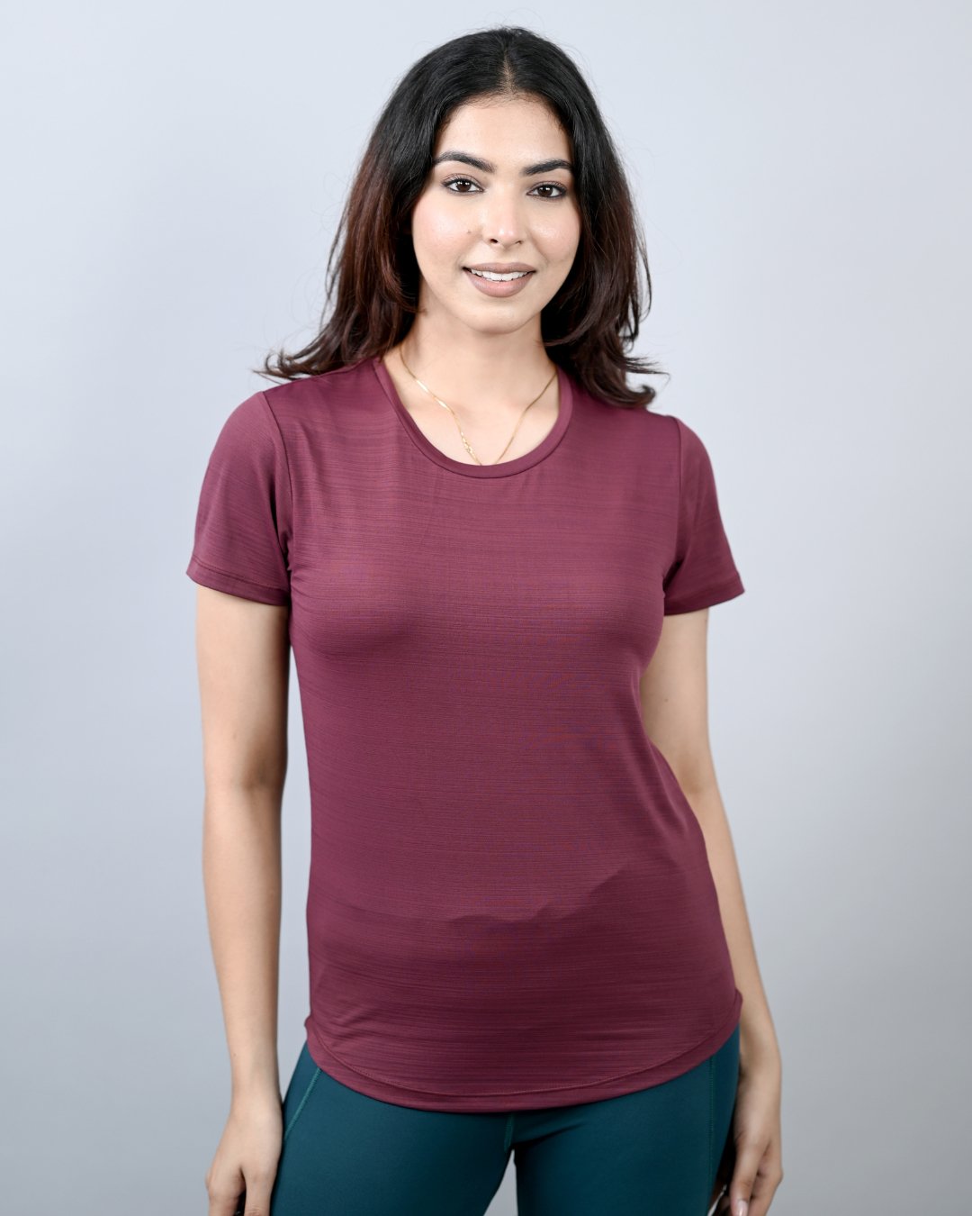 Maroon Active T Shirt -Active t shirt