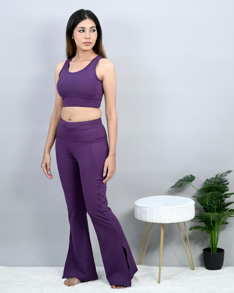 Purple sequin flared trousers | Sparkly fashion, Style inspiration outfits,  Sequin outfit