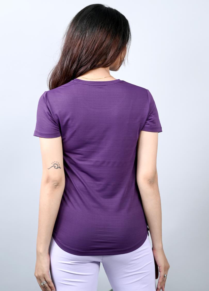 Purple Active T Shirt -Active t shirt