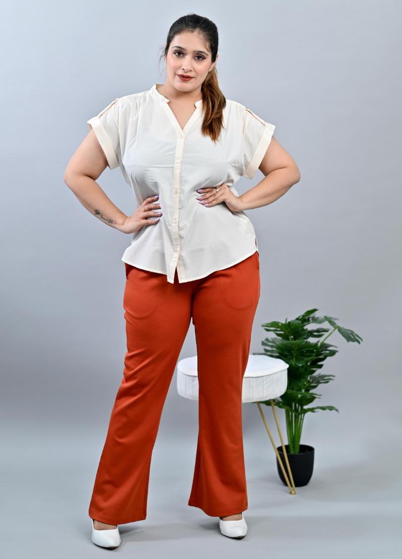 Plus size pants on sale india