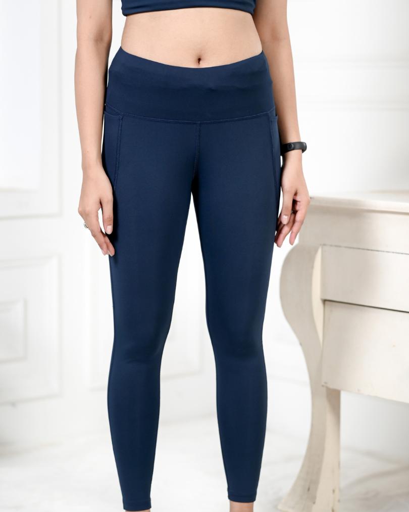 Love & Other Things ribbed gym leggings in light blue | ASOS