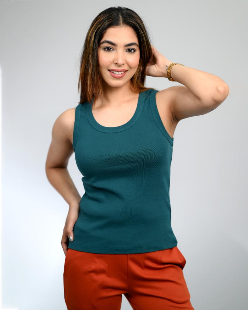 Rib top for women
