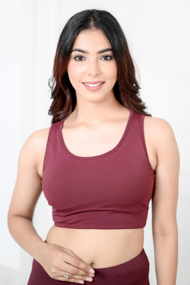 Wine Active Bra -Active bra